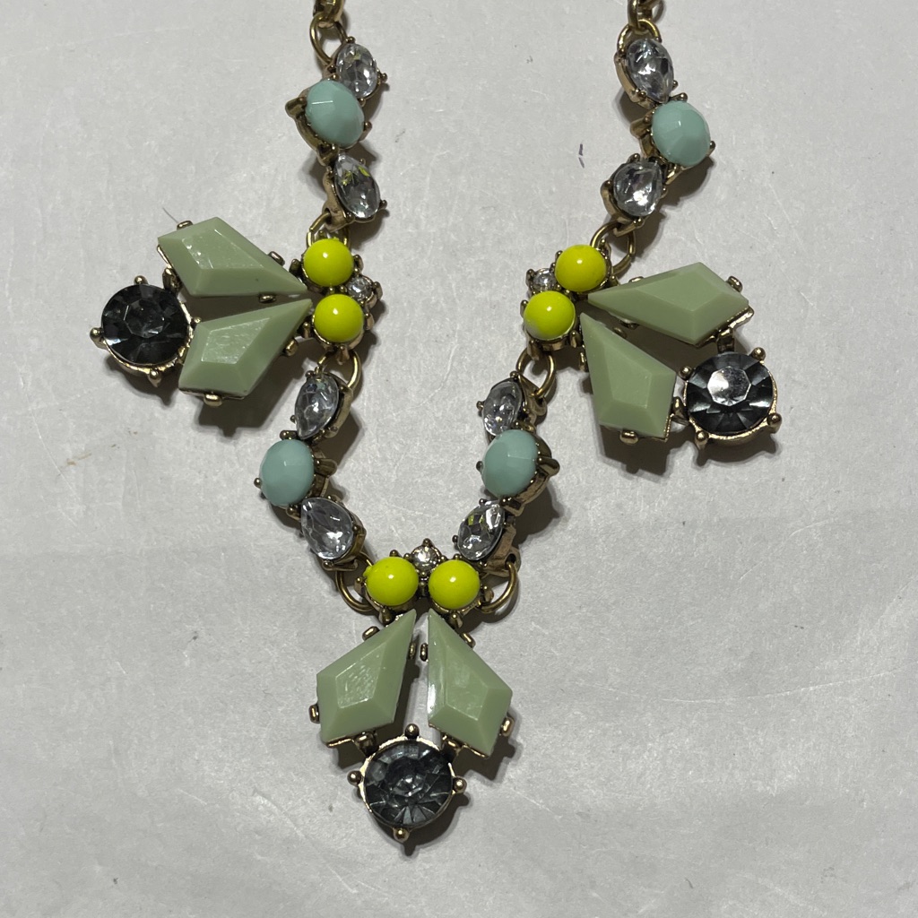 Etcetera Mint And Yellow Necklace